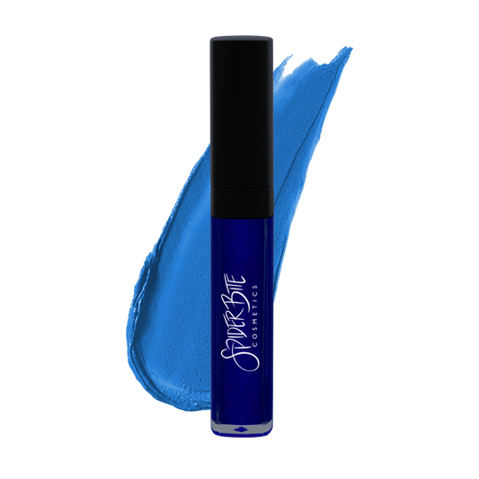 metallic royal blue liquid lipstick