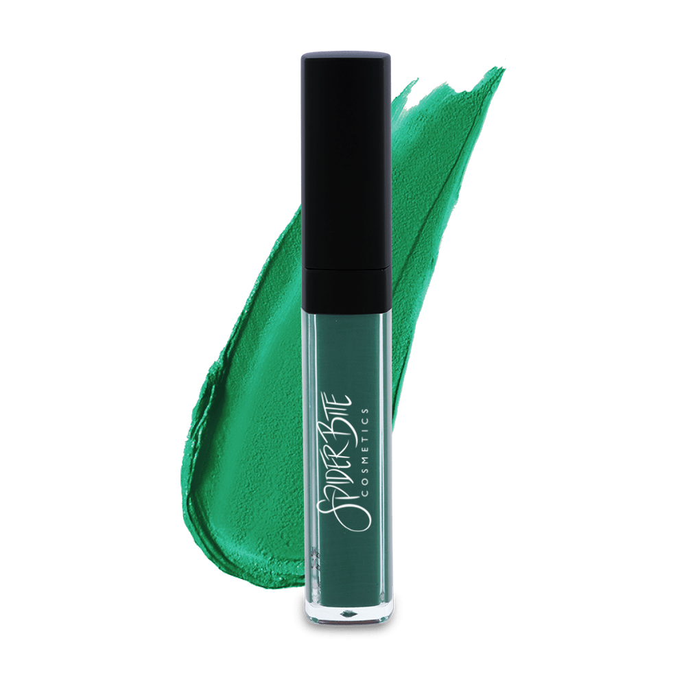 teal green liquid lipstick