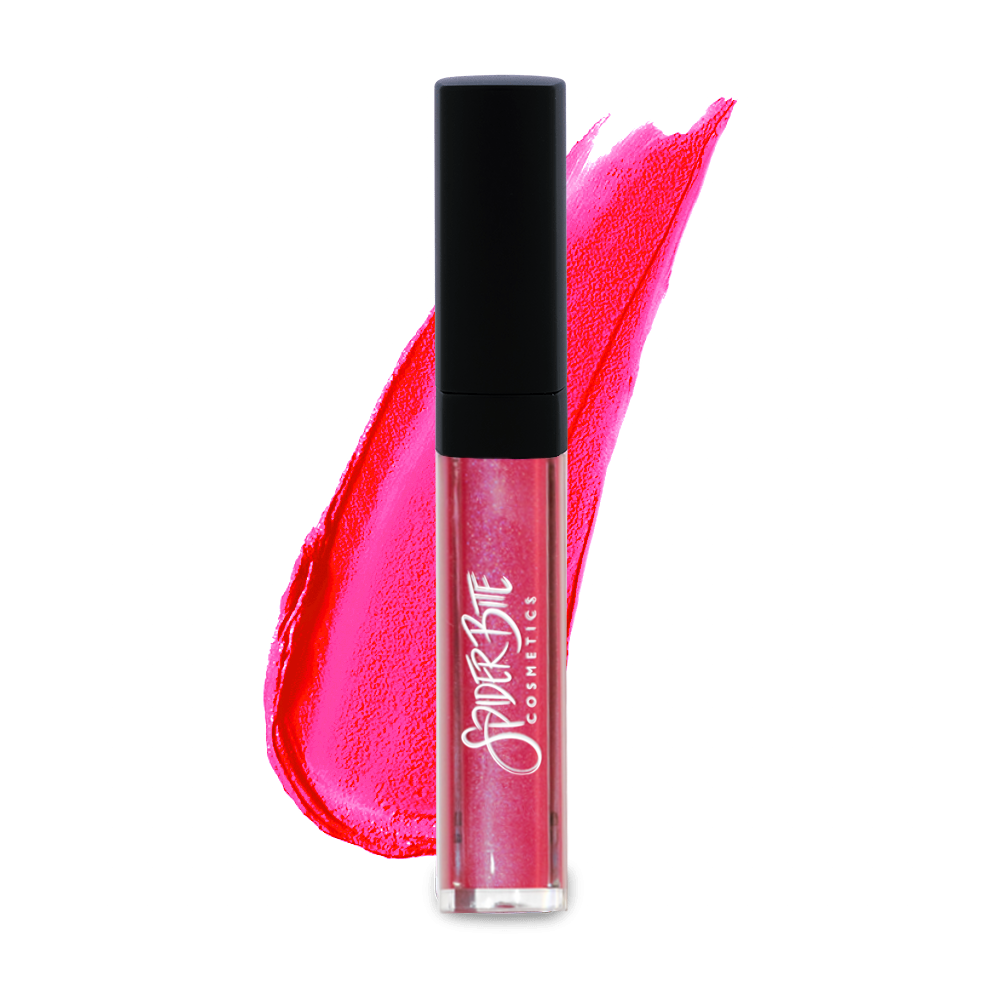 iridescent hot pink liquid lipstick