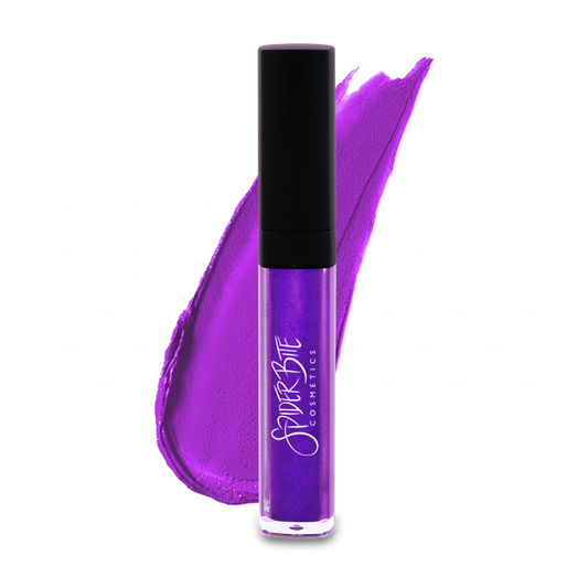 metallic violet purple liquid lipstick