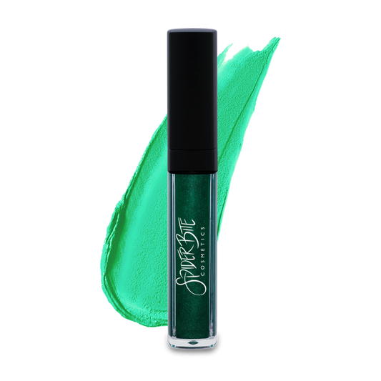 metallic green liquid lipstick